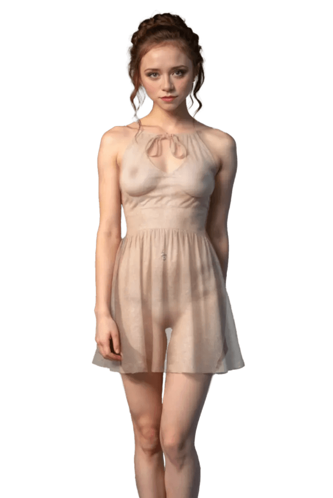 Before and after preview of Undresser AI mode number one